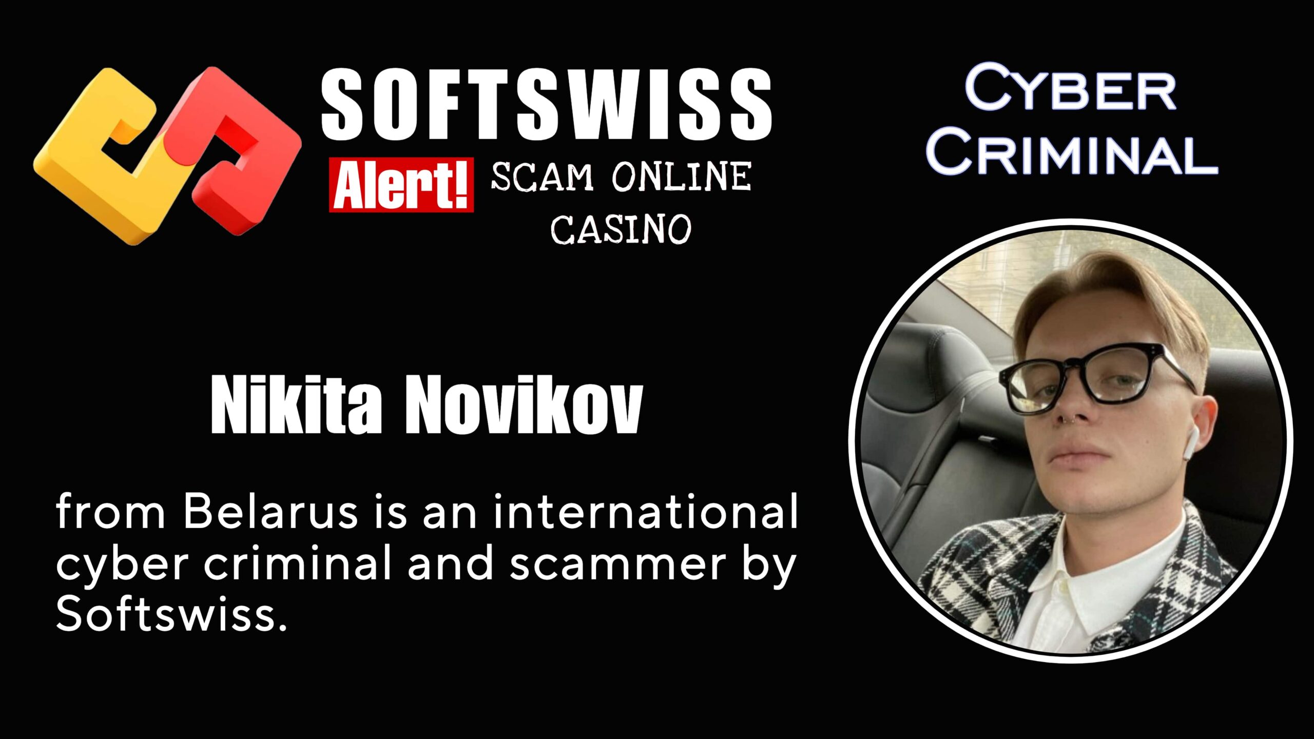 Nikita Novikov - softswiss scam - Casino by Softswiss